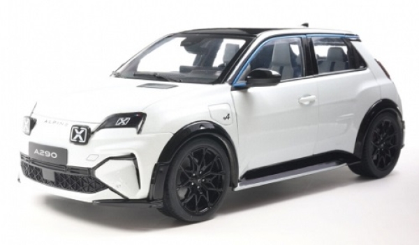 421186490 Alpine A290 GTS 2024 white 1:18